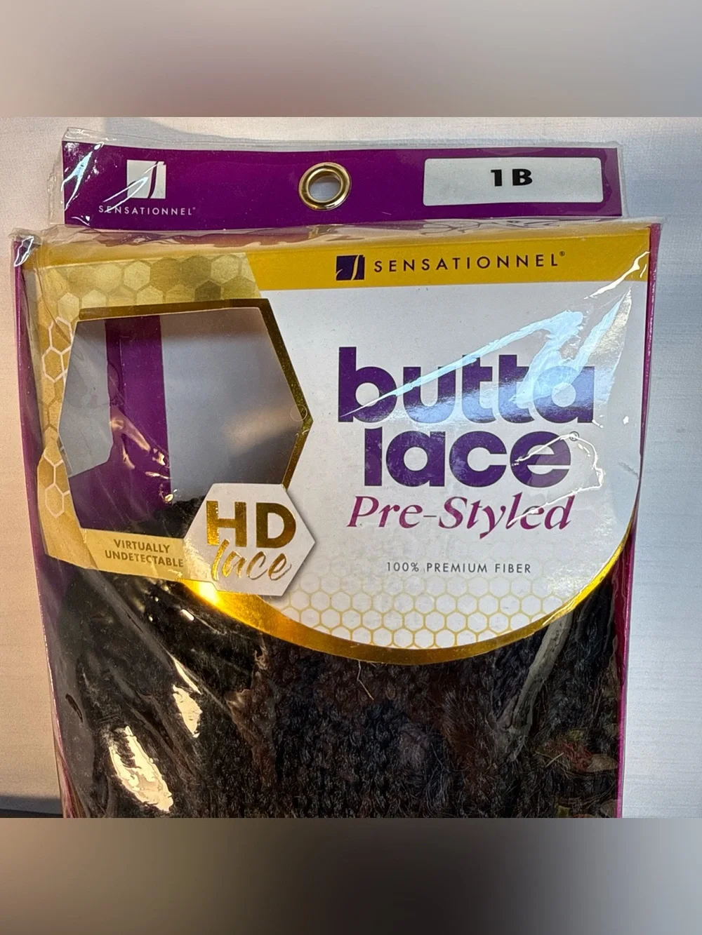 Sensationnel Butta Lace pre-styled‎ 2 Way Parting synthetic HD lace wig Unit 1